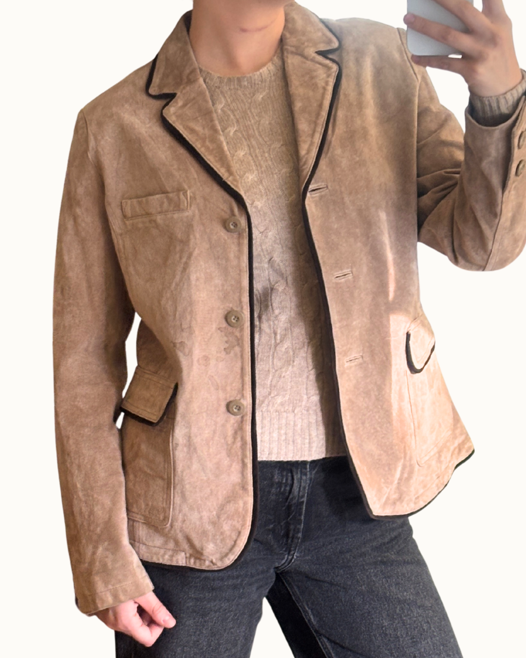 100% Suede Leather Jacket