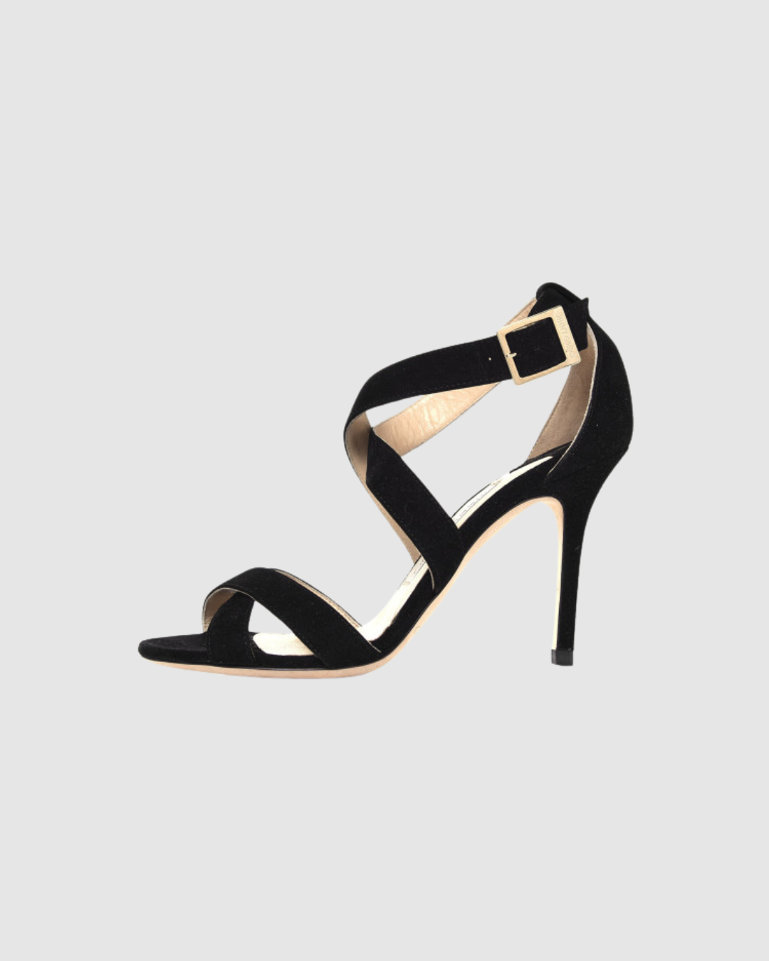 Jimmy Choo Lottie black suede heels