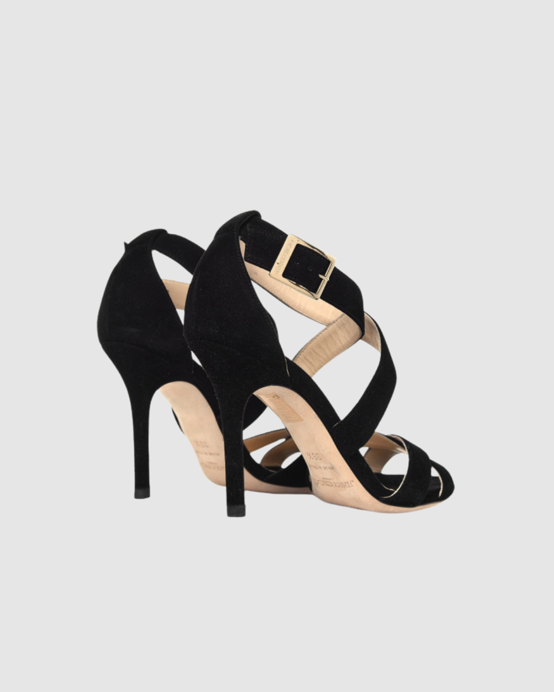 Jimmy Choo Lottie black suede heels