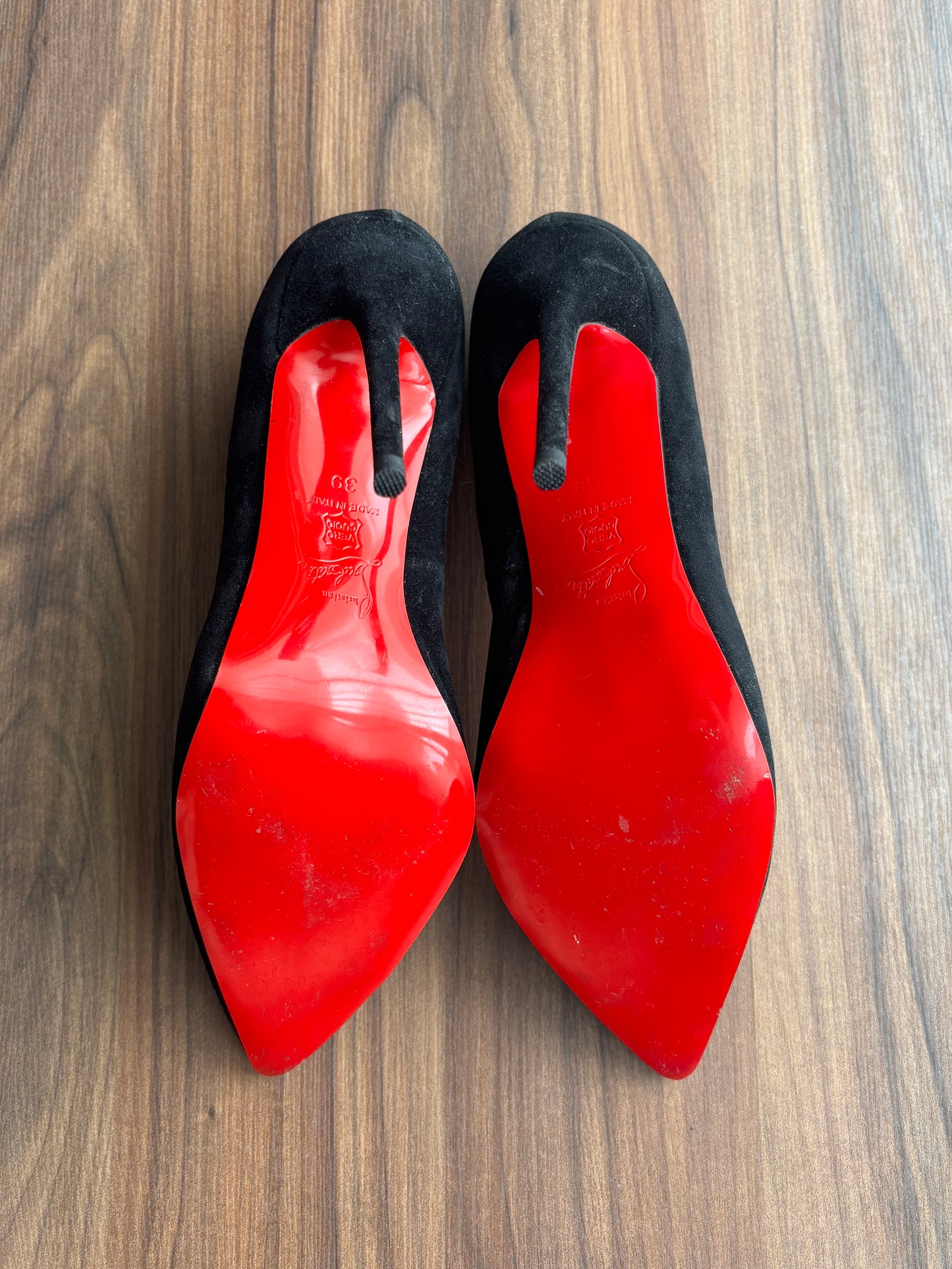 Christian Louboutin So Kate Suede 120 Pumps