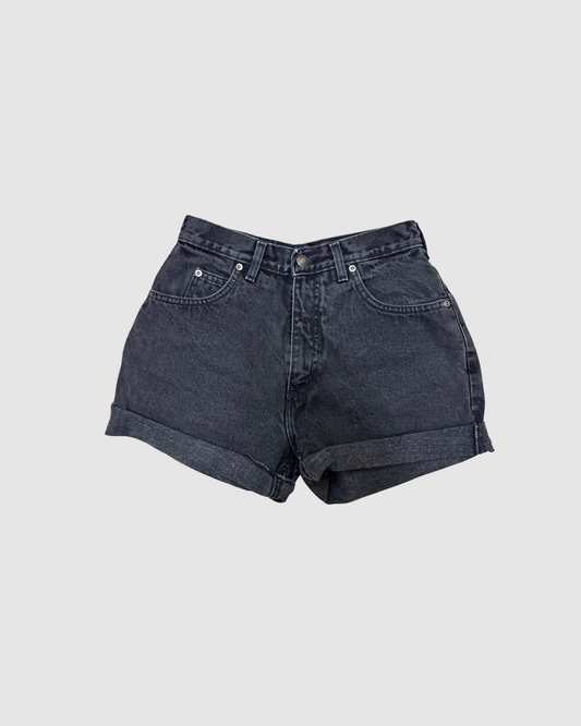Jean shorts negros