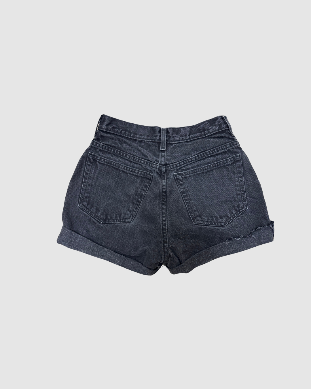 Jean shorts negros