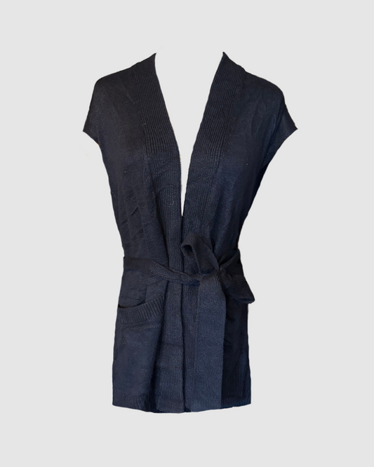 Chaleco azul marino knitted