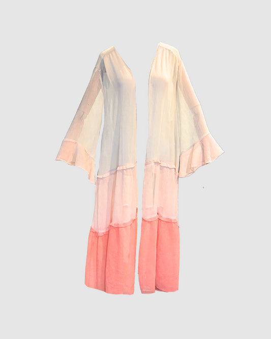 Cover-up beige y rosa