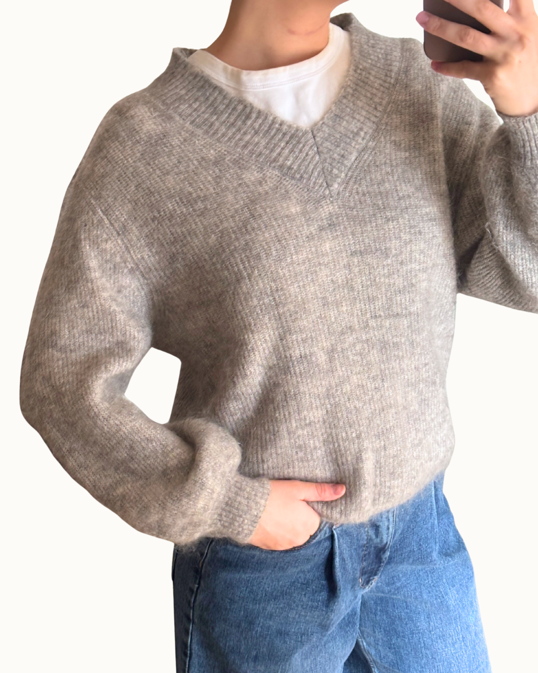 Zara Gray Sweater
