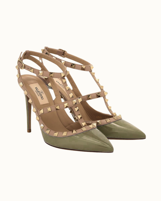 Valentino Garavani Rockstud T-strap Pumps