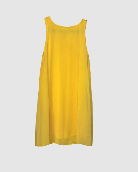 Vestido corto amarillo "flowy"