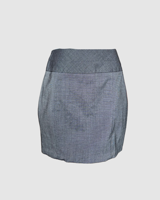 Falda mini gris oscuro