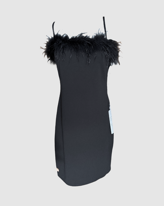 Vestido corto negro