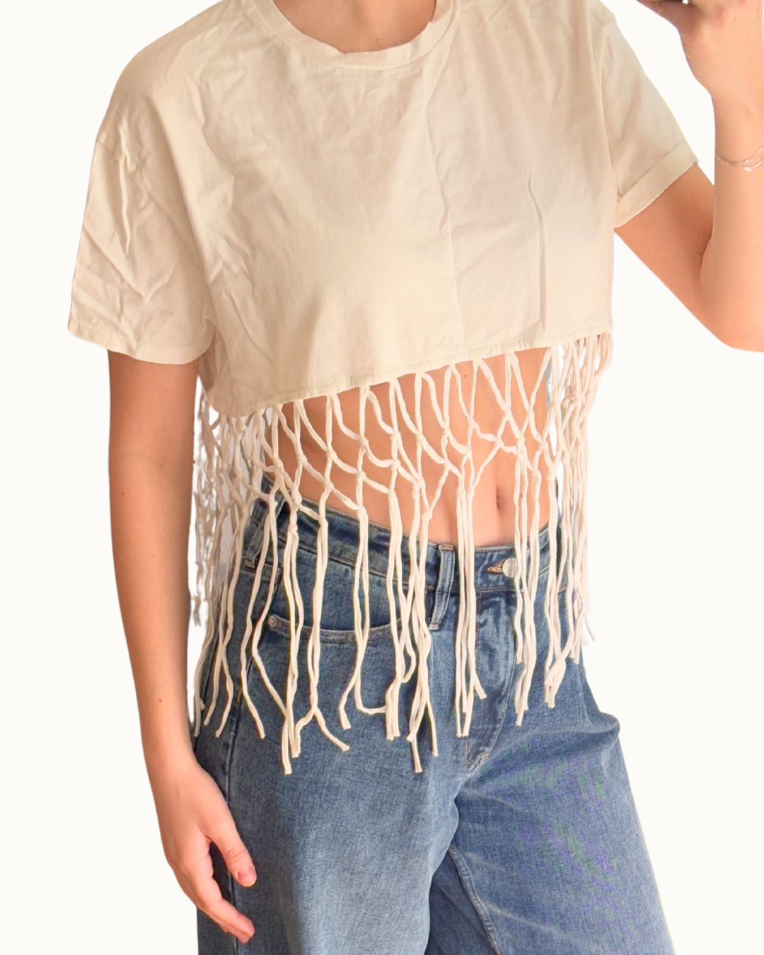 Zara Fringe Top