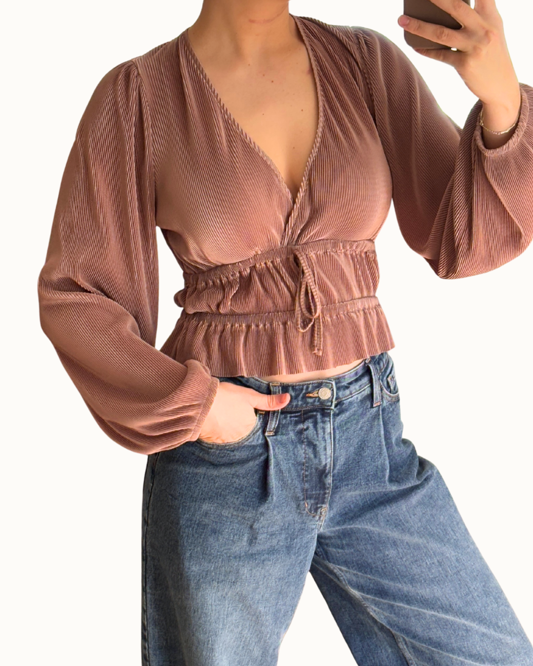 Zara Ribbed Top