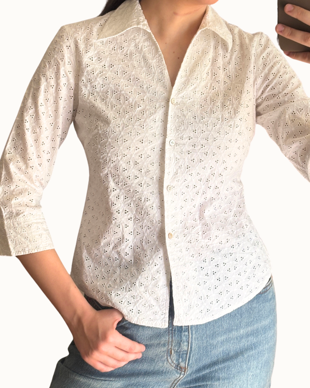 Cotton Cute Lace Shirt