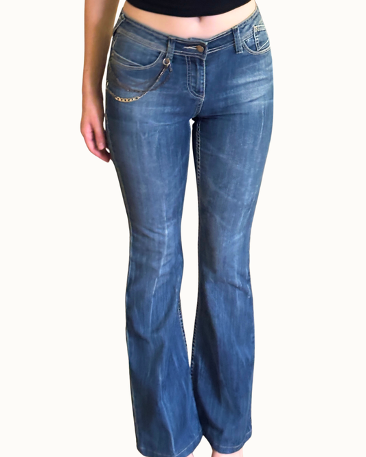 Caché Metal Chains Jeans