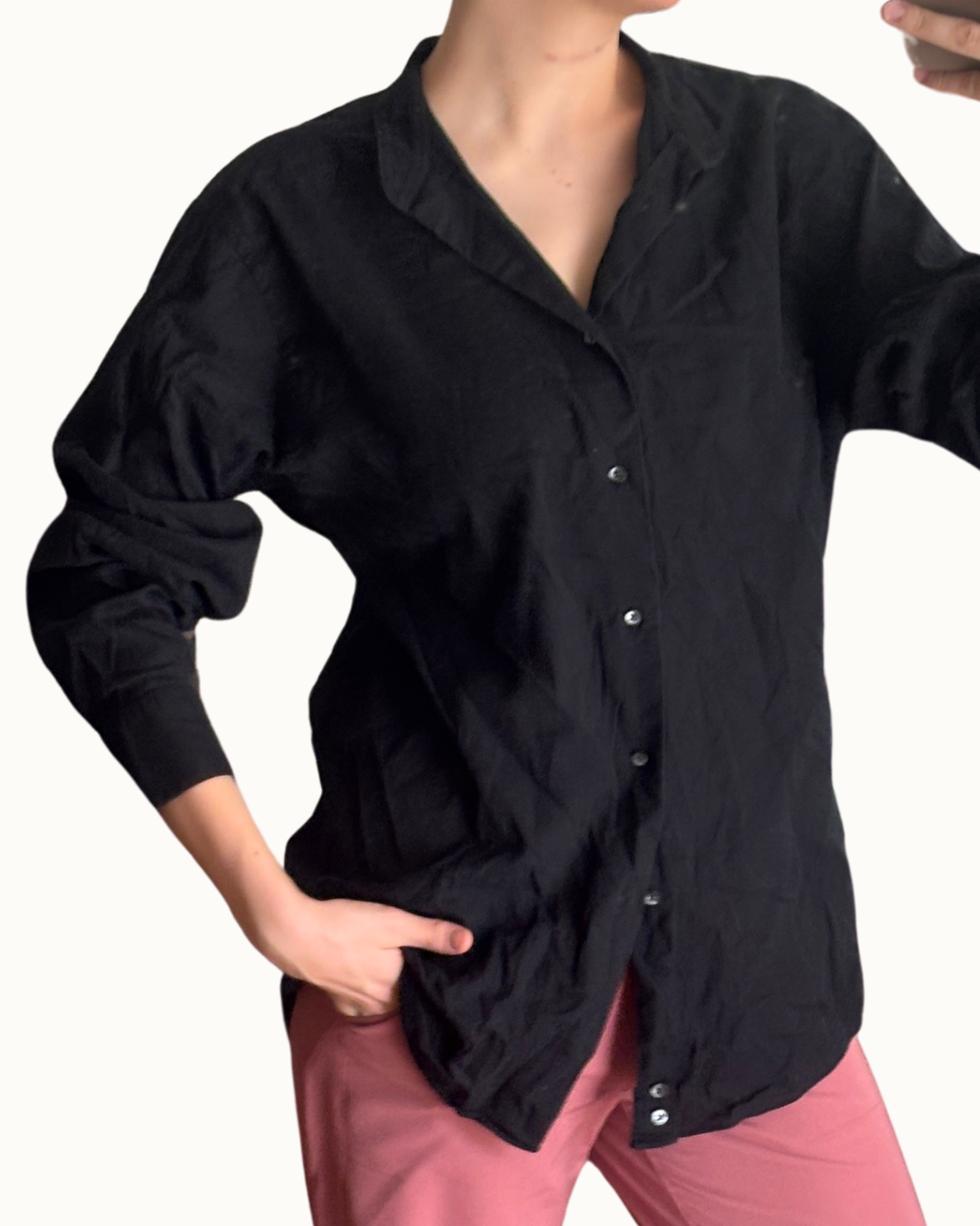 Calvin Klein 100% Cotton Black Shirt