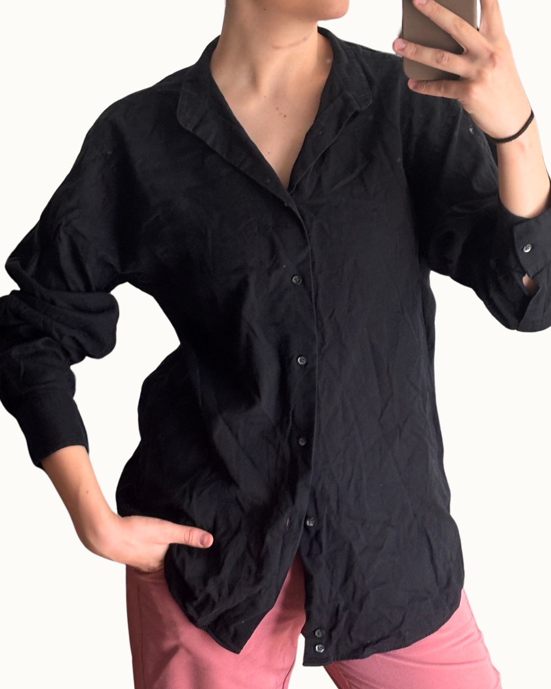 Calvin Klein 100% Cotton Black Shirt