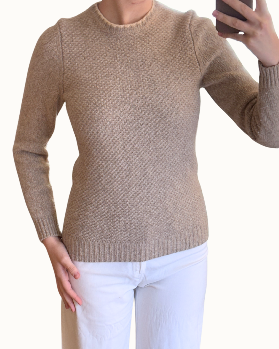 Massimo Dutti 100% Wool Cashmere Sweater