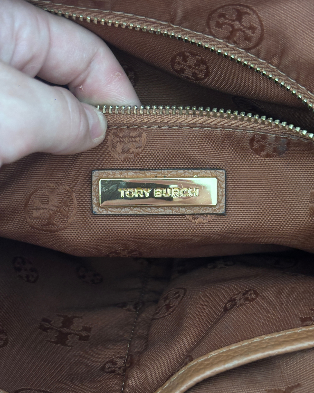 Tory Burch Pebbled Leather Thea Tassel Large Tote