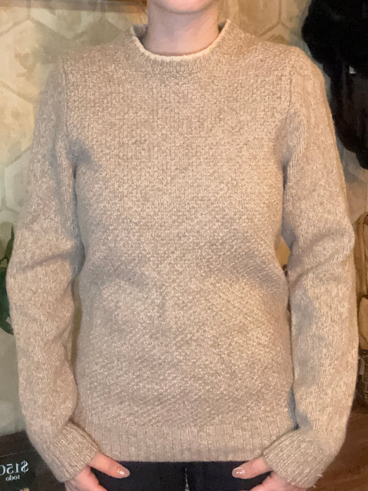 Sueter beige de wool cashmere
