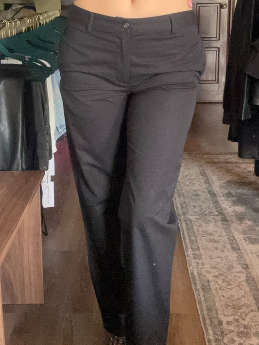 Pantalones negros low-waisted