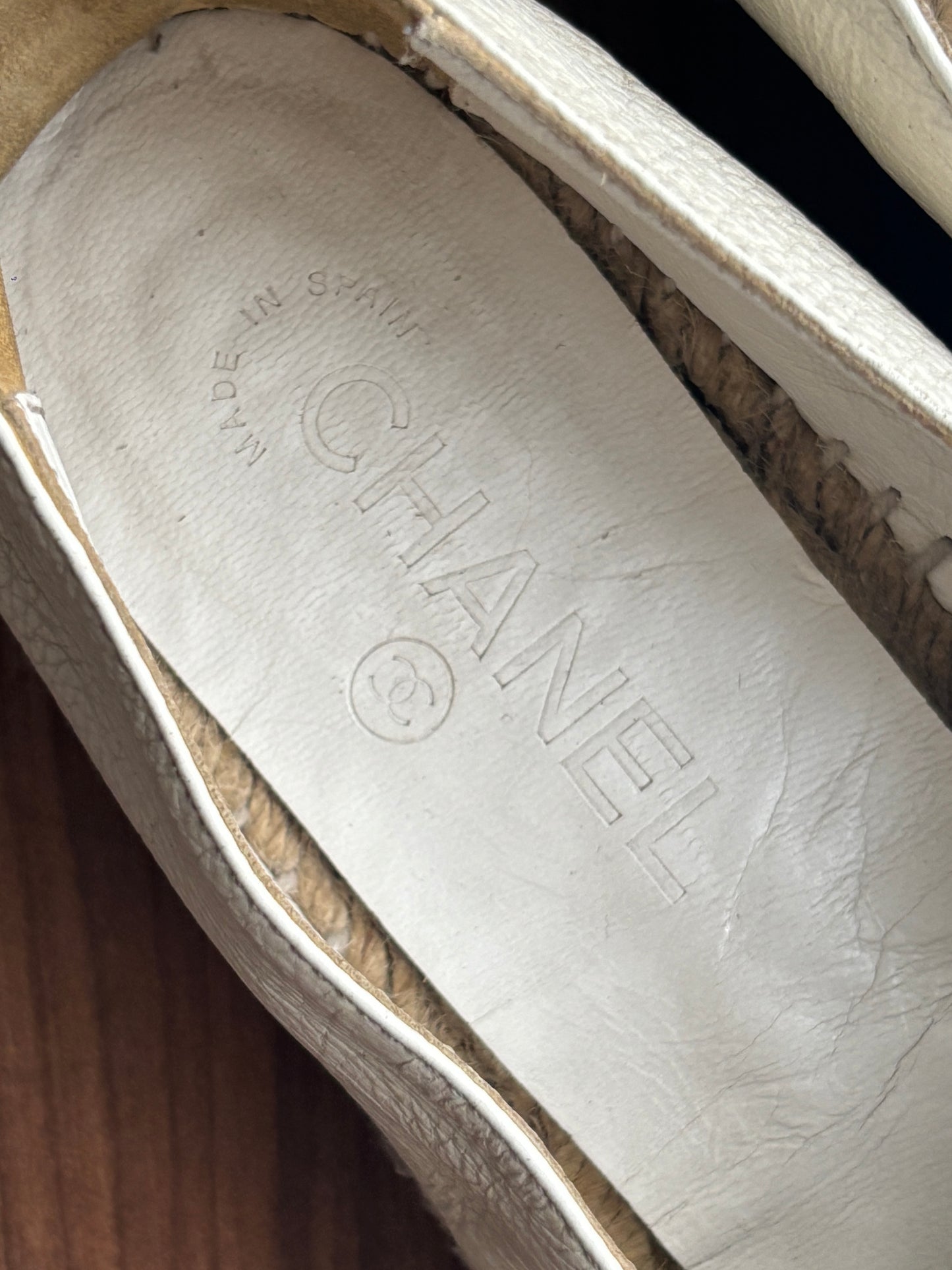 Chanel Interlocking CC Logo Espadrilles