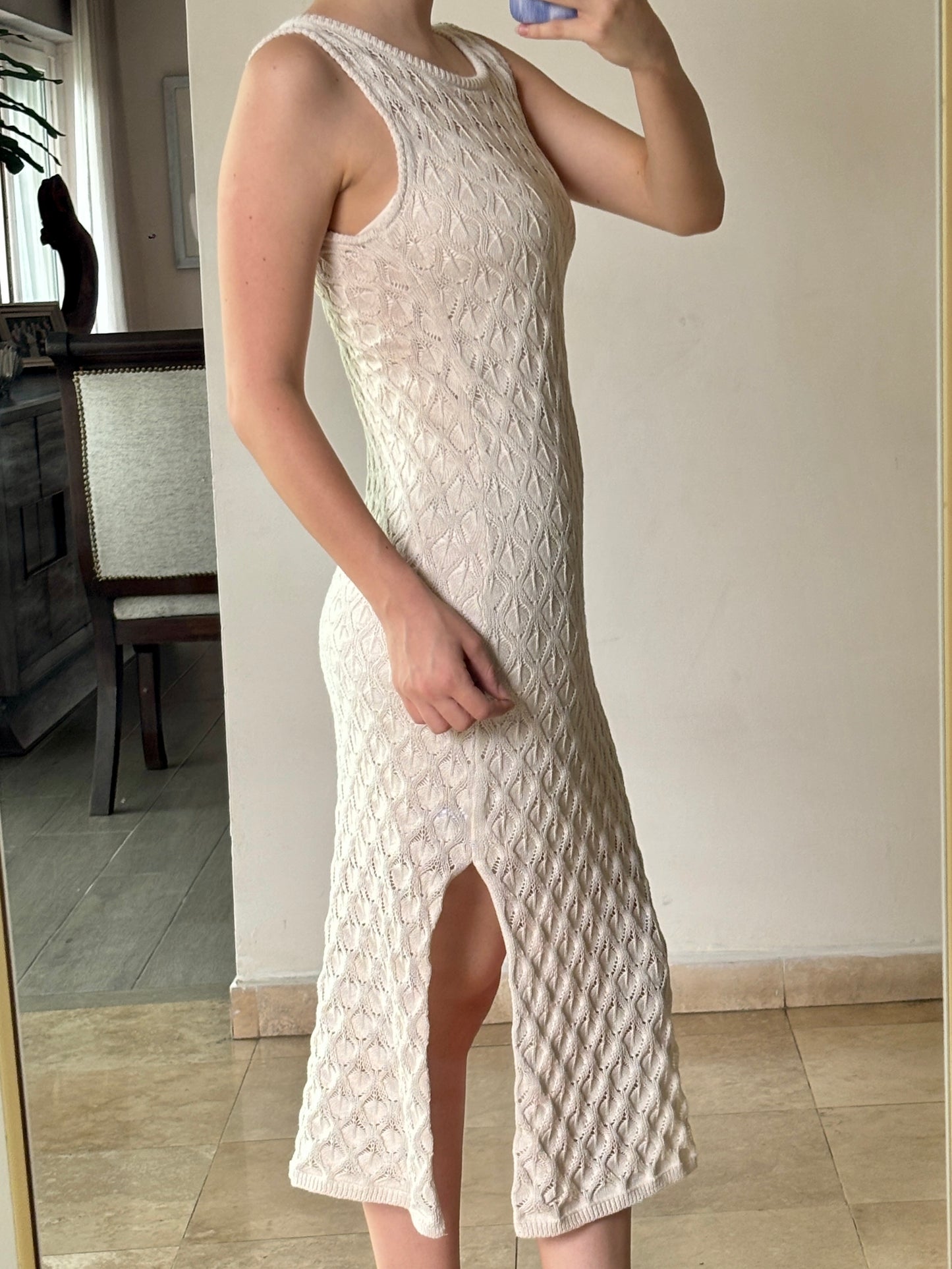 Vestido Largo Tejido