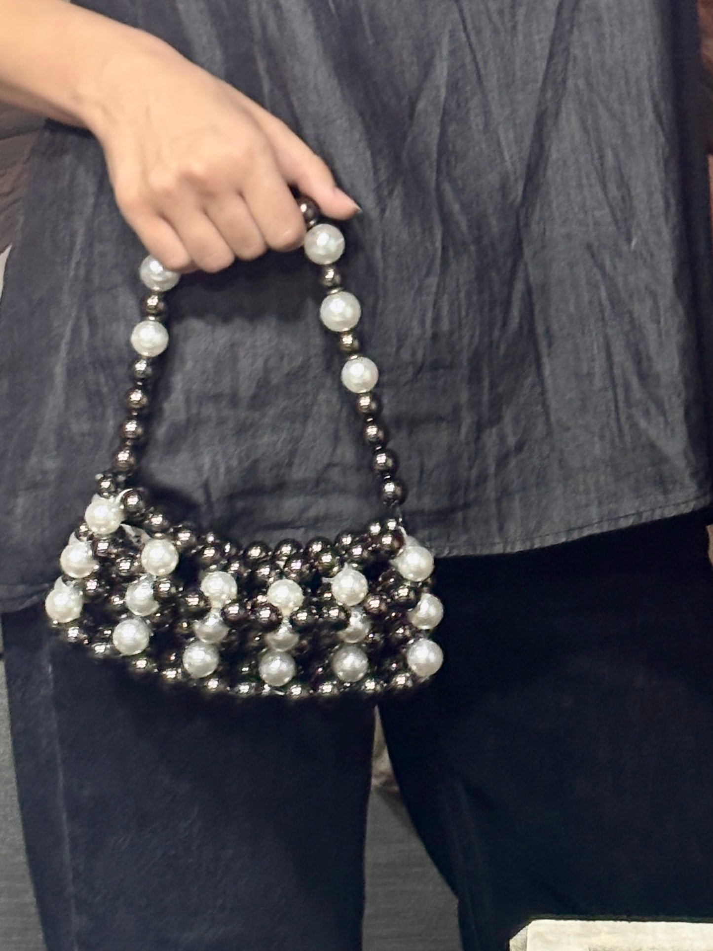 Bolsa Cute De Perlas