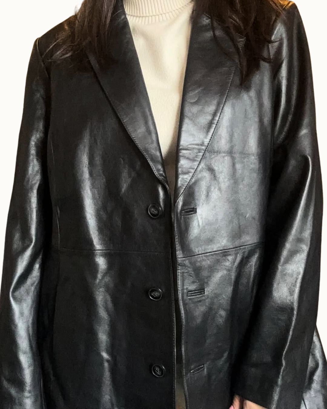 100% Leather Blazer