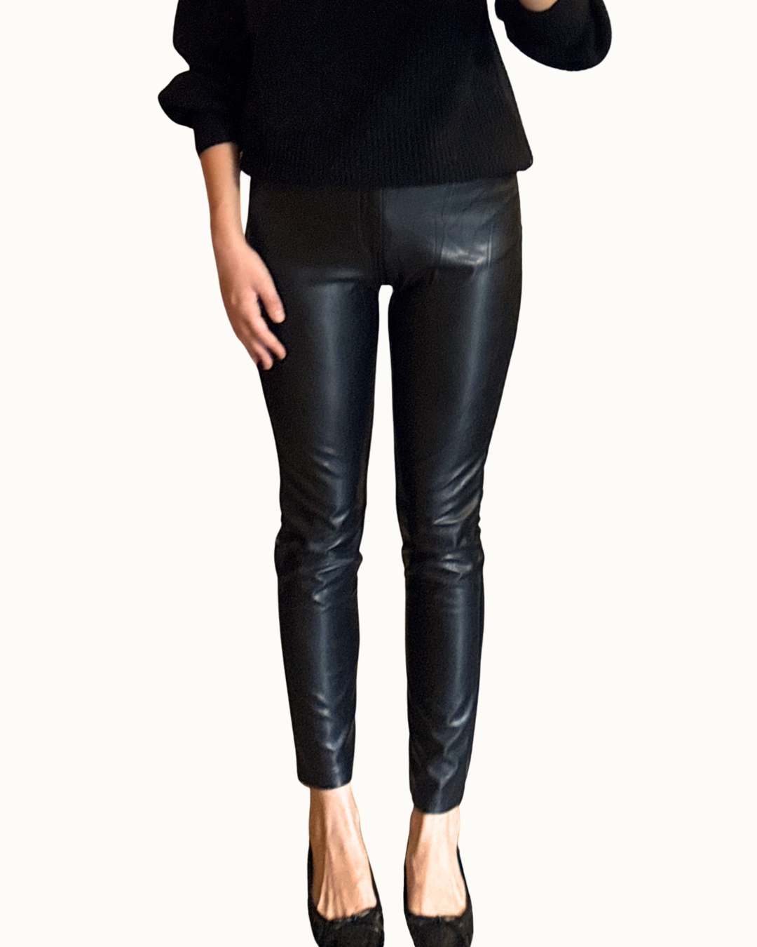 Faux Leather Pants
