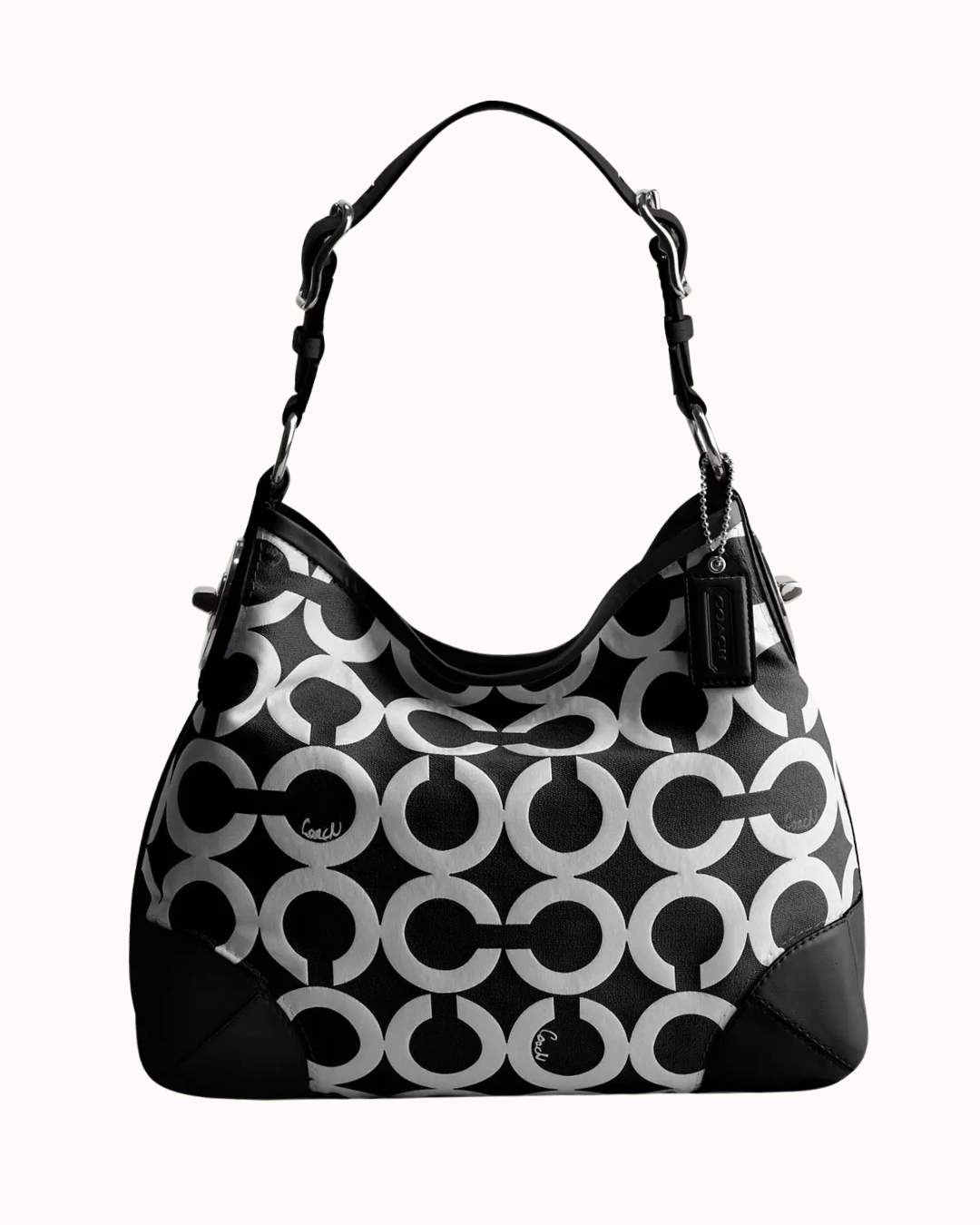 Coach Peyton Hobo Bag In Signature C Canvas 2000s