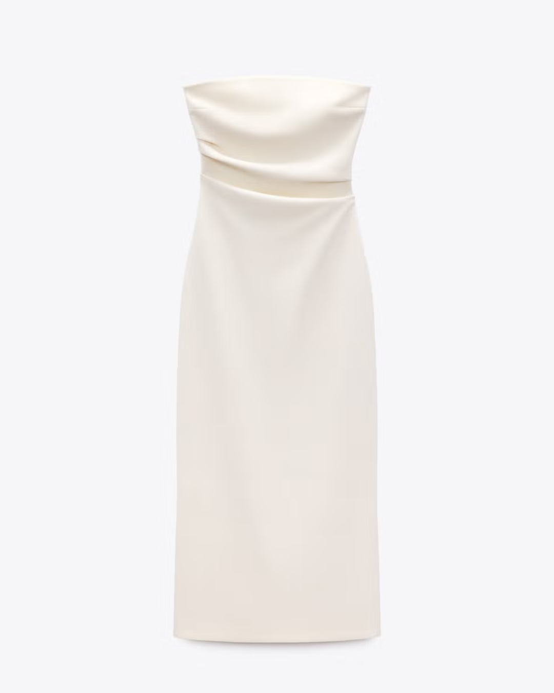 Strapless Midi Dress